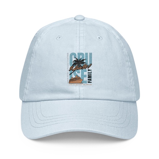 [ID: 481-G440] Cruise Ship Pastel Baseball Hat