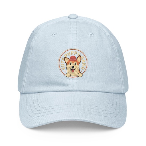 [ID: 481-G453] Cute Puppy Gang - Corgi Pastel Baseball Hat