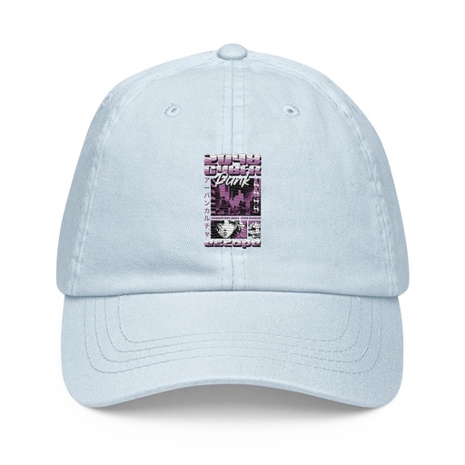 [ID: 481-G458] Cyber Punk Escape - Japanese Anime Pastel Baseball Hat