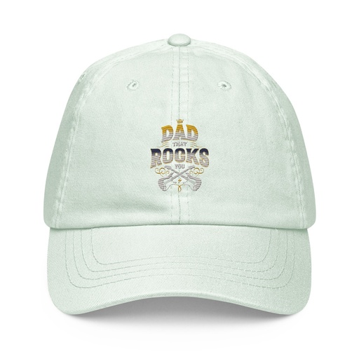 [ID: 481-G460] Dad That Rocks You - Electric Guitar Pastel Baseball Hat