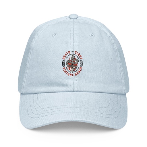 [ID: 481-G480] Death or Glory - Sword Snake Pastel Baseball Hat