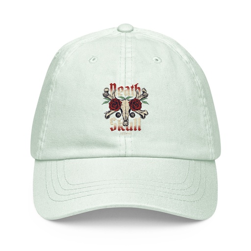 [ID: 481-G482] Death Skull - Flower Pastel Baseball Hat