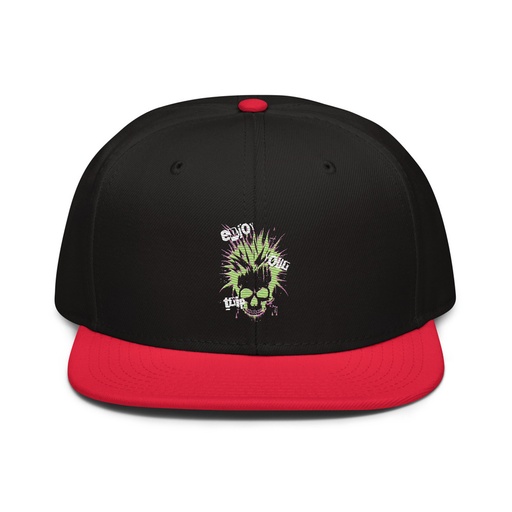 [ID: 77-G3] 'Enjoy Your Trip' Punk Skull Snapback