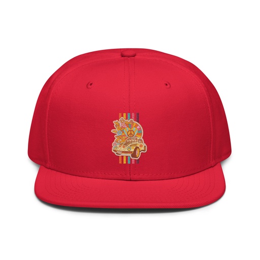 [ID: 77-G10] 60s flower power Snapback