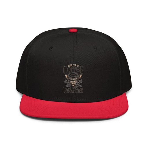 [ID: 77-G15] A Big Cup of Coffee Snapback