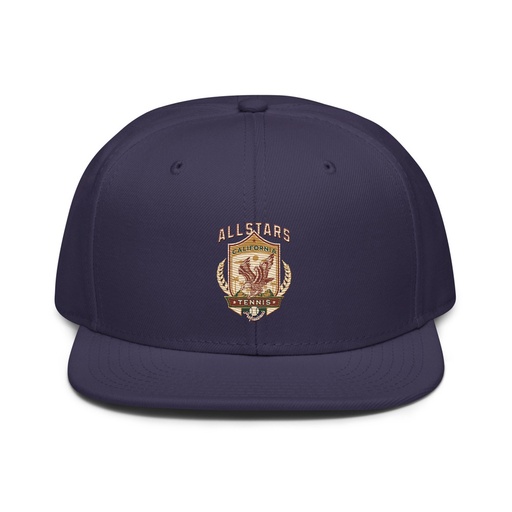 [ID: 77-G46] All Stars Tennis - Eagle Badge Snapback