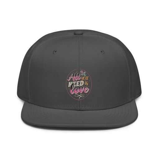 [ID: 77-G51] All you Need is Love - Valentines Day Snapback