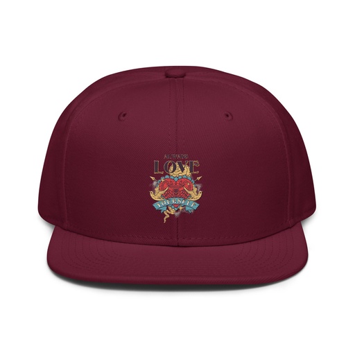 [ID: 77-G56] Always Love Yourself - Retro Inspirational Quote Snapback