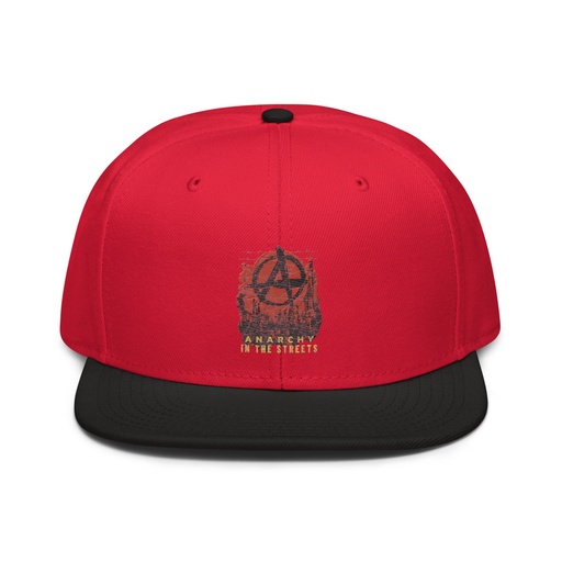 [ID: 77-G78] Anarchy In The Street Snapback