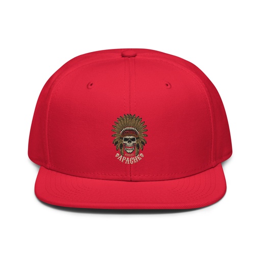 [ID: 77-G94] Apache Warriors - Indian Skull Snapback