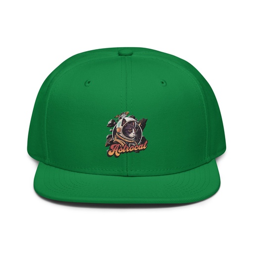 [ID: 77-G108] Astrocat - Retro graphic Snapback