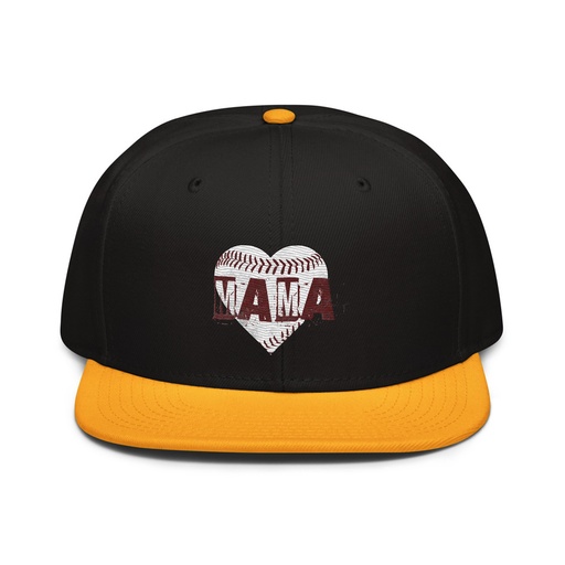 [ID: 77-G142] Baseball MAMA Snapback