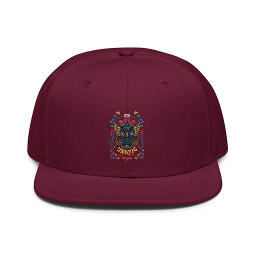 [ID: 77-G154] Be Bold Be Unique Snapback