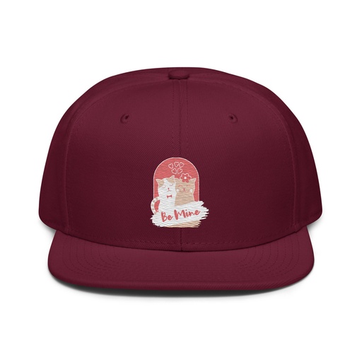 [ID: 77-G157] Be Mine - Cute Cat Couple Snapback