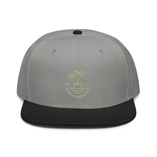 [ID: 77-G161] Beach and Love Snapback