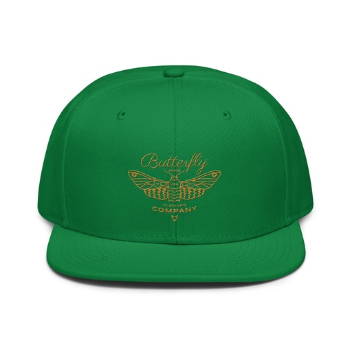 [ID: 77-G240] Blue Butterfly - Minimal Snapback
