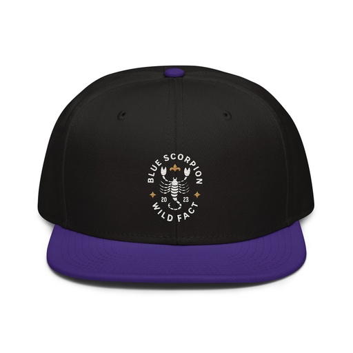 [ID: 77-G242] Blue Scorpion - Wildlife Animal Snapback
