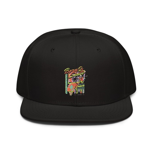[ID: 77-G256] Born 2 Skate - Retro Skeleton Snapback