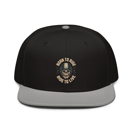[ID: 77-G269] Born to Ride, Ride to Live Snapback