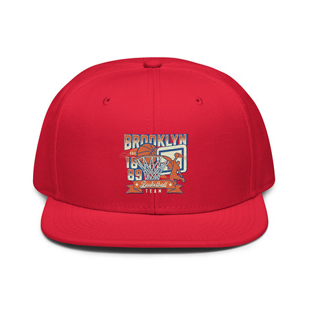 [ID: 77-G290] Brooklyn Basketball Team - Athletic Sports Snapback