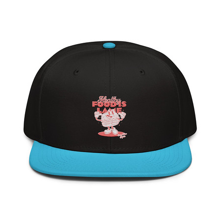 [ID: 77-G296] Burger Mascot Snapback