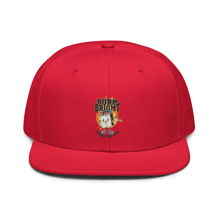 [ID: 77-G297] Burn Bright Snapback