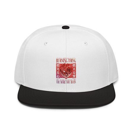 [ID: 77-G299] Burning Thing Snapback