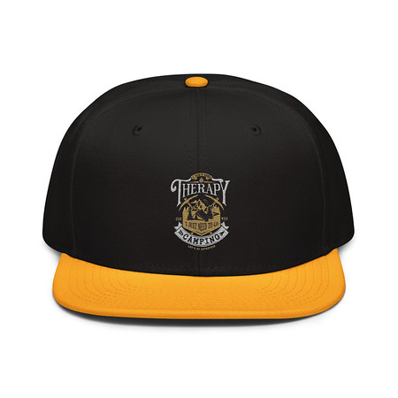 [ID: 77-G325] Camping Emblem Snapback