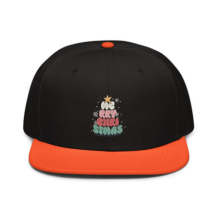 [ID: 77-G334] Cartoony Christmas Tree Snapback