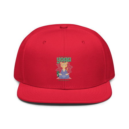 [ID: 77-G339] Cat Yoga - Cute Meditation Snapback