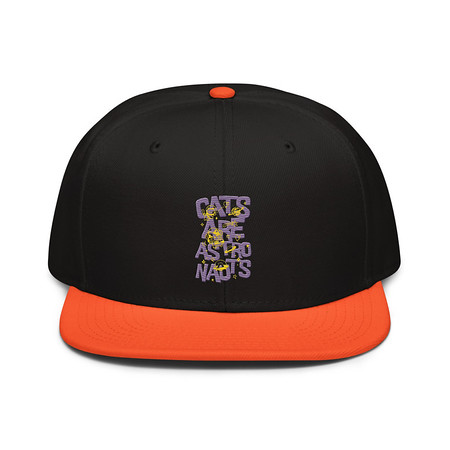 [ID: 77-G346] Cats are Astronauts Snapback