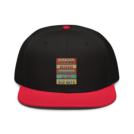 [ID: 77-G355] Champ Because Grandpa Is For Old Guys Snapback
