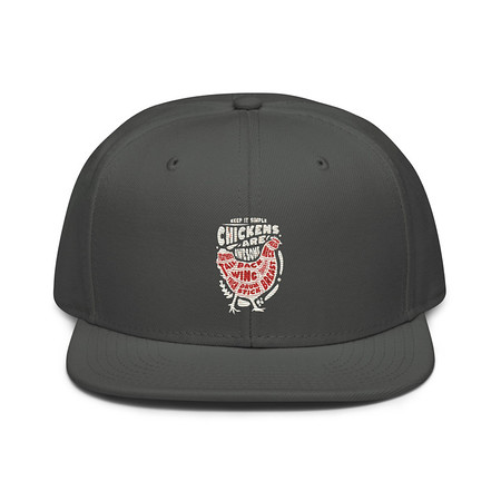 [ID: 77-G365] Chickens Are Awesome - Butcher Cuts Snapback