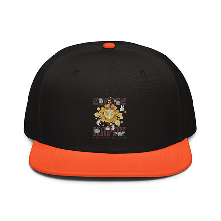 [ID: 77-G371] Choose Happy Snapback