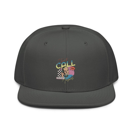 [ID: 77-G383] Classic Retro Illustrative Portrait Men Calling Snapback