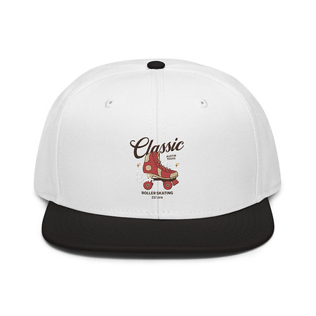 [ID: 77-G384] Classic Roller Skating - Sports Apparel Snapback