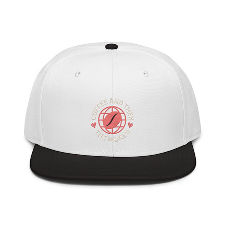 [ID: 77-G393] Coffee and Then The World - Earth Snapback