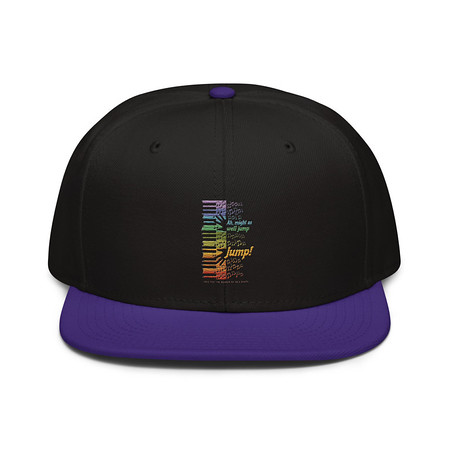 [ID: 77-G410] Colorful Retro Keyboard Snapback