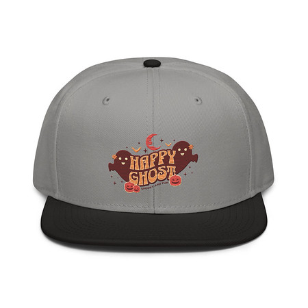 [ID: 77-G452] Cute Happy Ghost Snapback