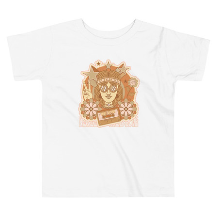 [ID: 306-G11] 60s tee design Toddler Staple Tee