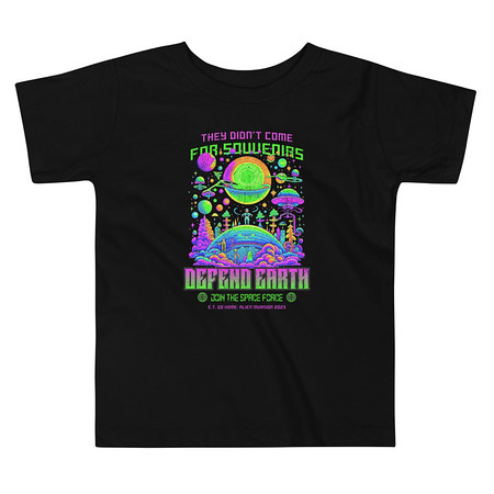 [ID: 306-G38] Alien Invasion Toddler Staple Tee