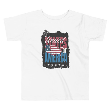 [ID: 306-G59] America (3) Toddler Staple Tee