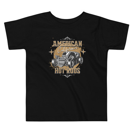 [ID: 306-G73] American Hot Rods Toddler Staple Tee
