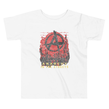 [ID: 306-G78] Anarchy In The Street Toddler Staple Tee