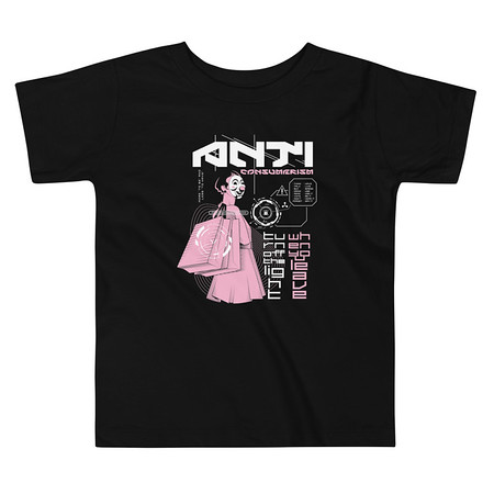 [ID: 306-G91] Anti Consumerism - Futuristic Toddler Staple Tee