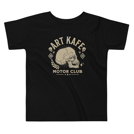 [ID: 306-G103] Art Kafe Motor Club Toddler Staple Tee