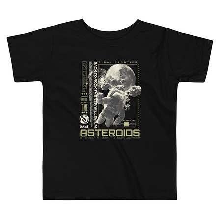 [ID: 306-G106] Asteroids Toddler Staple Tee