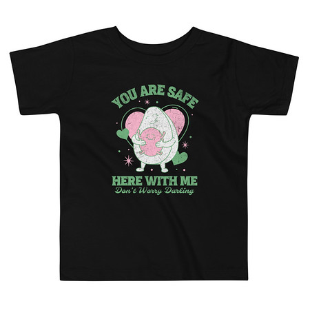 [ID: 306-G118] Avo Love - Typographic Cartoon Streetwear Toddler Staple Tee
