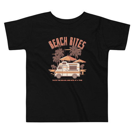 [ID: 306-G162] Beach Bites Toddler Staple Tee