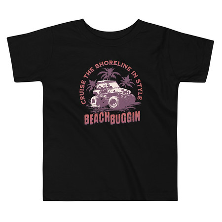 [ID: 306-G163] BEACH BUGGIN Toddler Staple Tee
